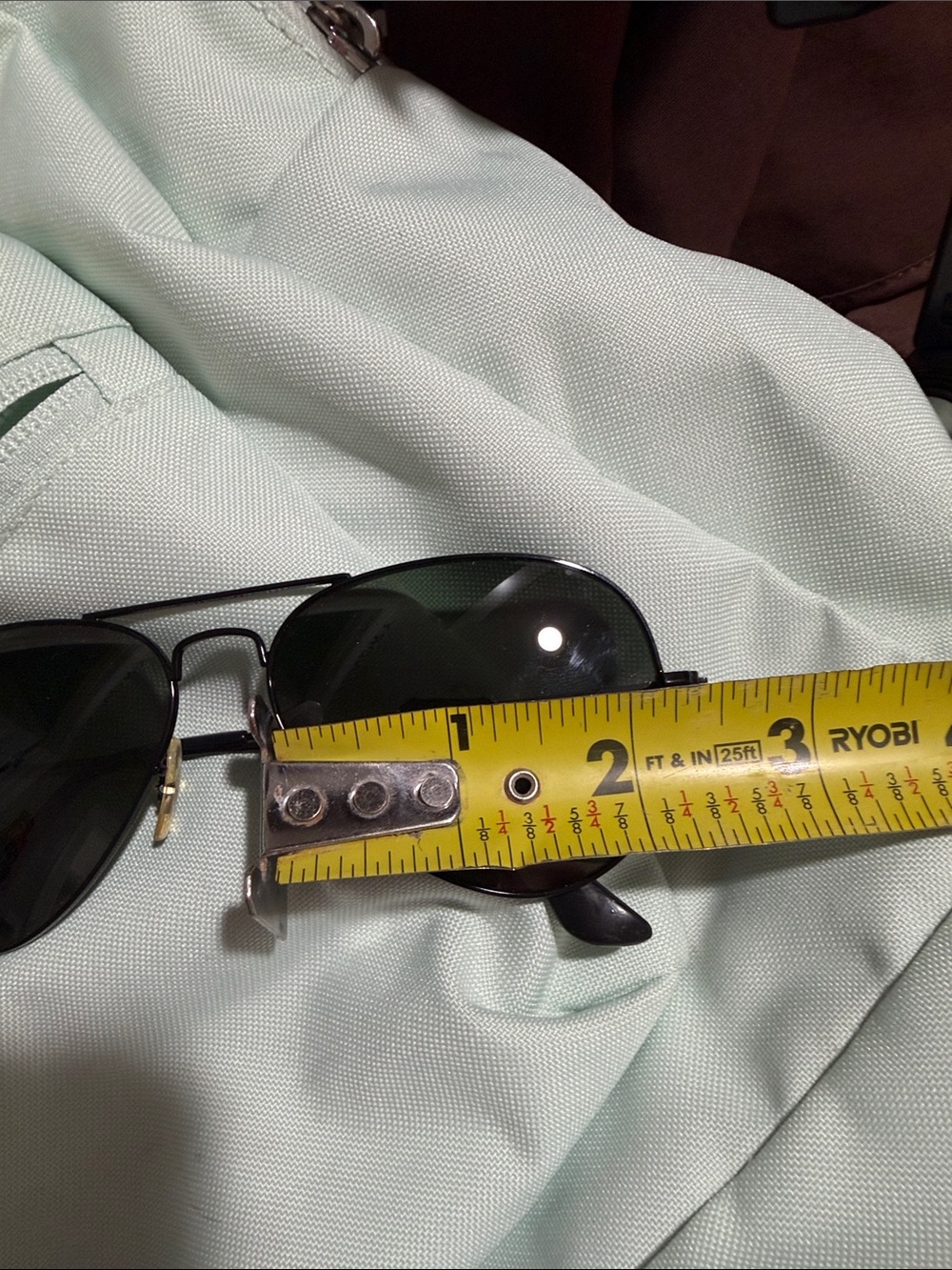 Ray-Ban Aviator Sunglasses - Black Lenses, Brown Case - Picture 6 of 9